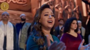 لحظة احتفال.. ريهام عبد الحكيم تشارك في عيد الشرطة الـ 74